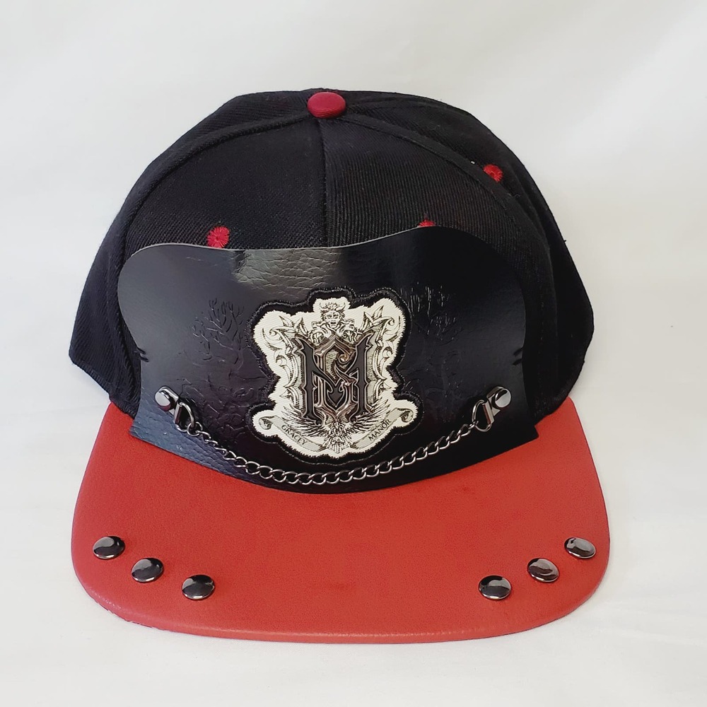 LNew-Disney Haunted Mansion Gracey Manor Adjustable Snapback Trucker Hat Unisex